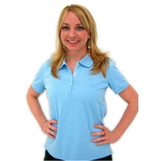 Liz Clairborne Ladies Polo- Country Blue